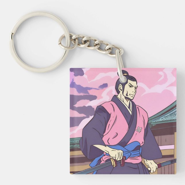 samurai key ring (Front)