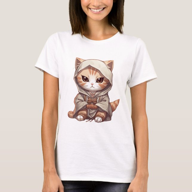 Samurai Kitten T-Shirt (Front)