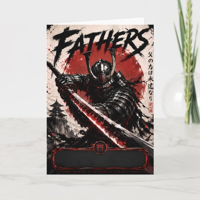 Samurai Legacy Dad Card (Front)