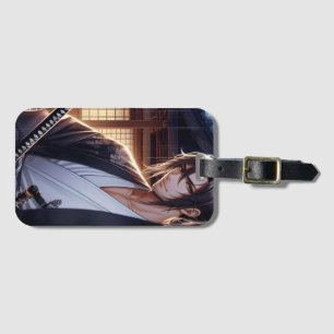 Samurai luggage tag