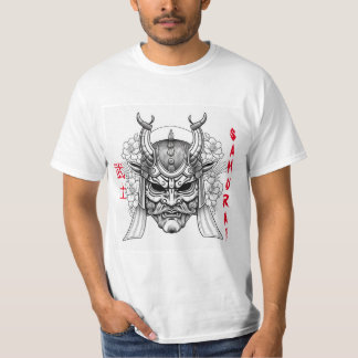 Samurai Masks Craft Coloring In  T-Shirt