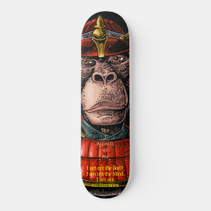 Samurai Monkey Warrior Wisdom Skateboard