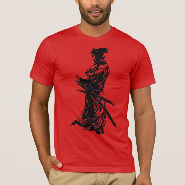 samurai ninja shirt tshirt musashi (Front)