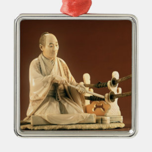 Samurai, Okinomo, Edo Period Metal Tree Decoration