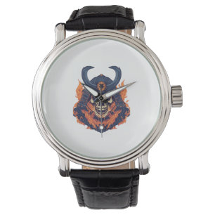Samurai Oni Skull Watch