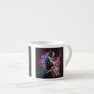 Samurai Painting Espresso Mug 