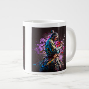 Samurai Painting Jumbo Mug 
