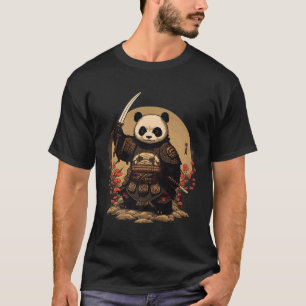 Samurai Panda Warrior Japanese Ninja Panda Kawaii T-Shirt
