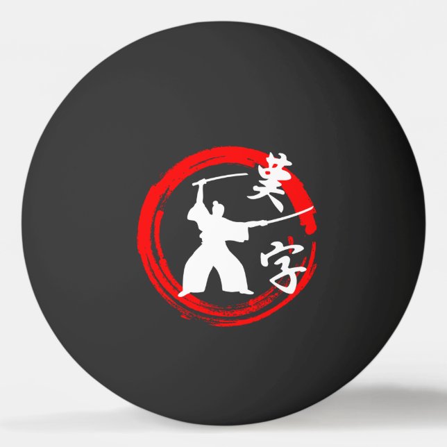 Samurai Ping Pong Ball (Front)