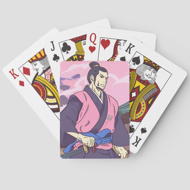 samurai playing cards (Back)