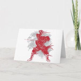 Samurai Pose Card
