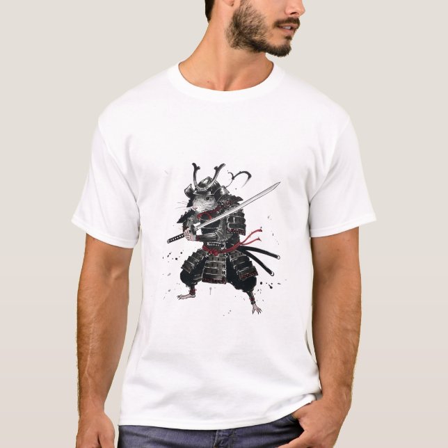 Samurai Rat Men's T-Shirts (Front)