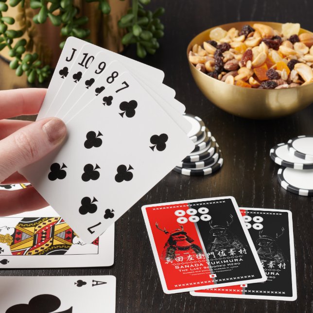 SAMURAI_SANADA YUKIMURA PLAYING CARDS (In Situ)