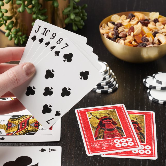 SAMURAI_SANADA YUKIMURA PLAYING CARDS (In Situ)