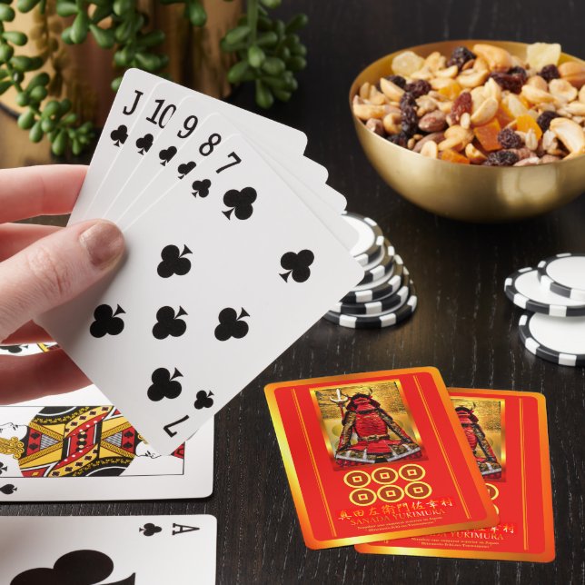 SAMURAI_SANADA YUKIMURA PLAYING CARDS (In Situ)