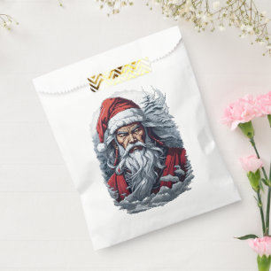 Samurai Santa Warrior Christmas Art Gift  Favour Bags