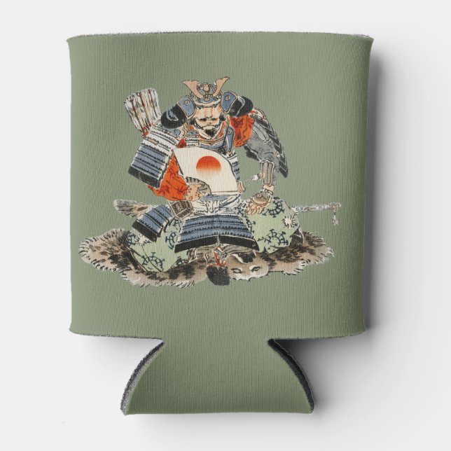 Samurai seated can cooler (Front)