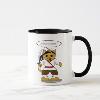 Samurai Security Cat Mug