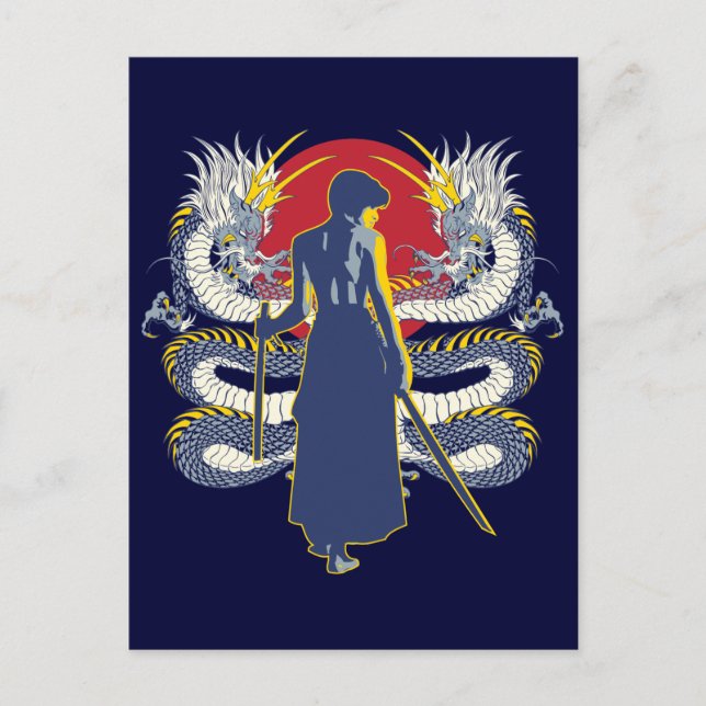 Samurai Seven Postcard (Front)