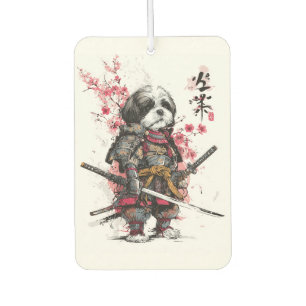 Samurai Shih Tzu � Epic Warrior Dog Car Air Freshener
