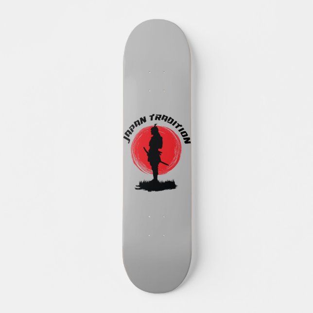Samurai Shogun Warrior Japan Tradition Skateboard (Front)