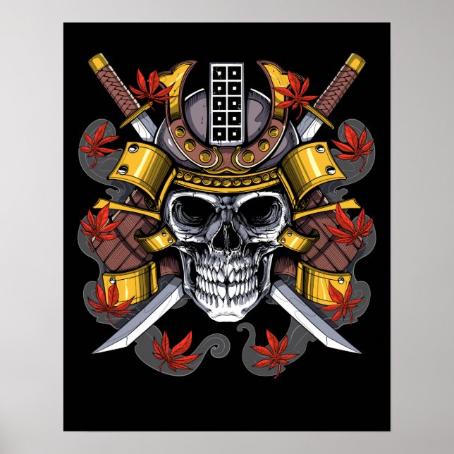 Samurai Skull Poster (Front)