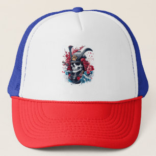 Samurai Skull Warrior Trucker Hat