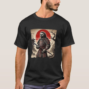 Samurai Sloth Graphic Japanese Ninja Men Women T-Shirt