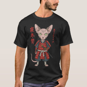 samurai Sphynx Cat T-Shirt