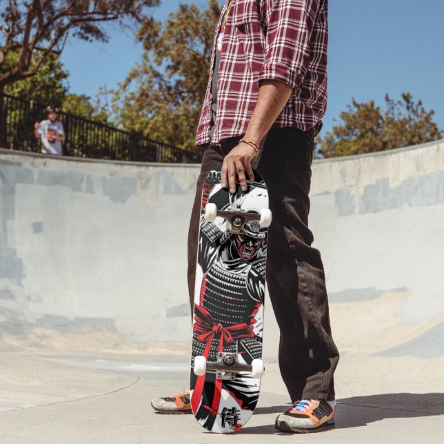 Samurai Spirit Skateboard - Bold Ink Battle Art (Outdoor 2)