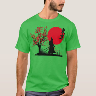 Samurai Story HDR Graphics Japanese Art T-Shirt