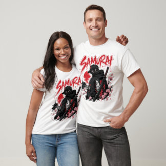 Samurai Street Spirit – Japanese Warrior T-Shirt