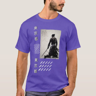 Samurai Style Japanese Ronin Warrior Streetwear  T-Shirt