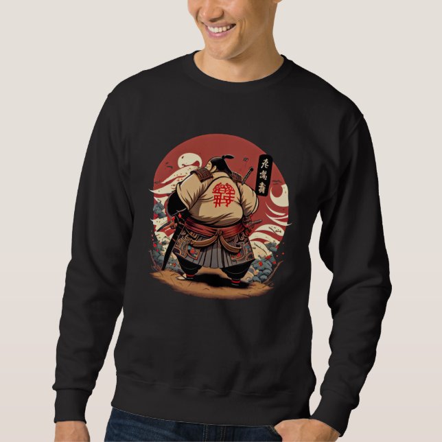 Samurai Sumo Japan Suns Rikish Bushido Wrestler Sweatshirt (Front)