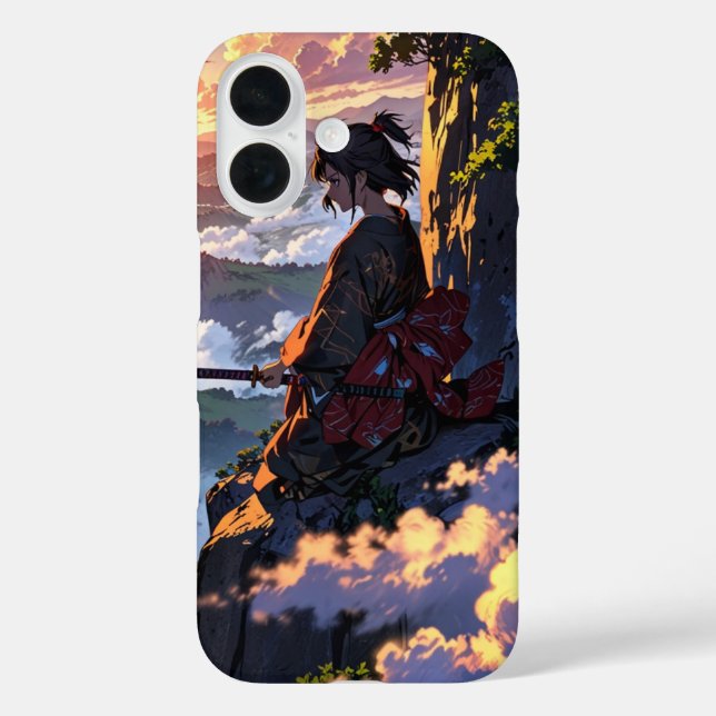 Samurai Sunset Case-Mate iPhone Case (Back)