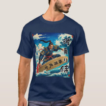 SAMURAI SURF【波乗り侍】乗右衛門② Tシャツ