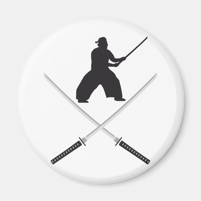 samurai sword magnet (Front)