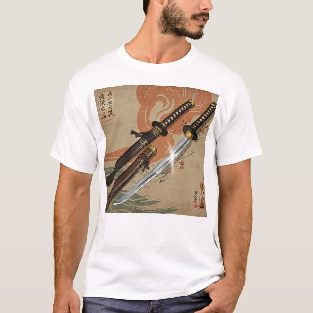 Samurai Swords T-Shirt (Front)