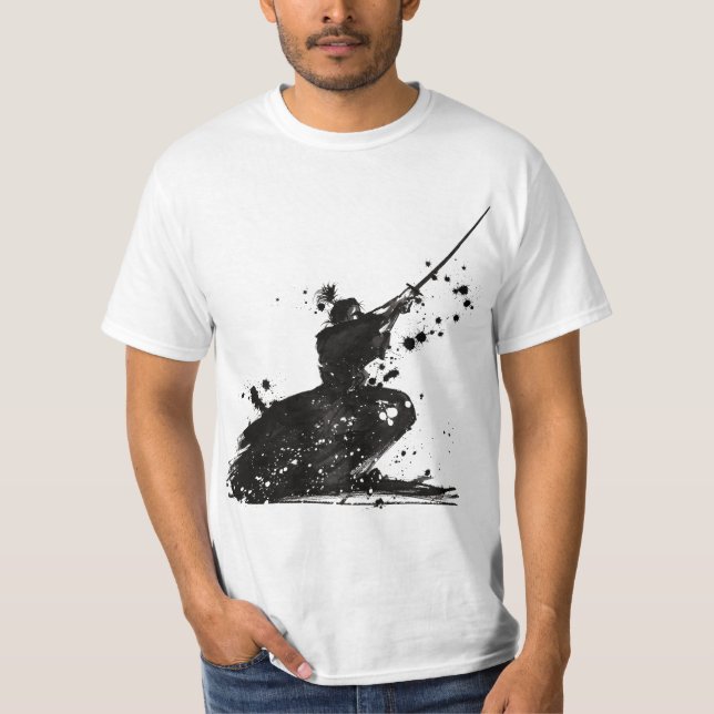 samurai t-shirt for men  (Front)