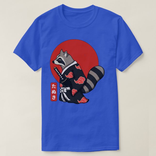 Samurai Tanuki T-Shirt (Design Front)
