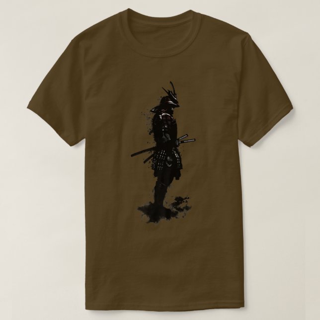 Samurai Tee Japan Warrior Japanese Bushido Art  (Design Front)