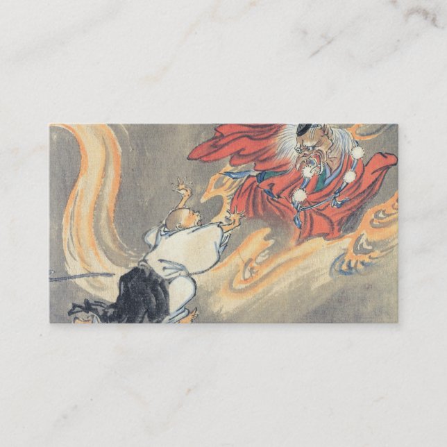 SAMURAI, TENGU JAPANESE Business Card (Front)