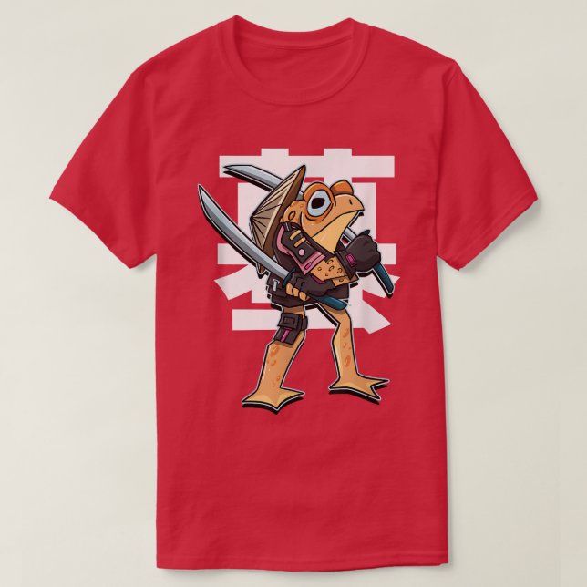Samurai Toad  T-Shirt (Design Front)