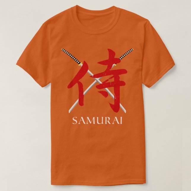 Samurai V Samurai Warrior Katana Swords Samurai Ka T-Shirt (Design Front)