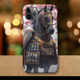 Samurai War Horse with Cherry Blossoms Case-Mate iPhone Case
