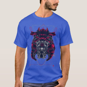 Samurai War Mask Impera Chalice Ghost T-Shirt