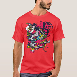 Samurai Warrior and Dragon  T-Shirt