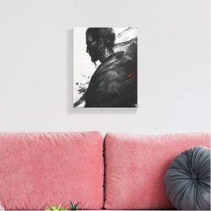 Samurai Warrior Art Canvas Print