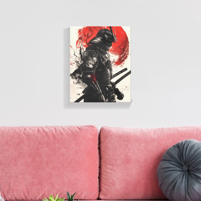 Samurai Warrior Art Print (Insitu(LivingRoom))