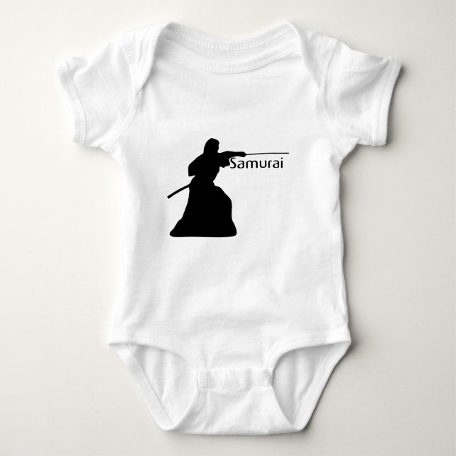 Samurai Warrior Baby Bodysuit (Front)
